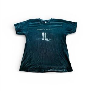 Vintage Sz M Jimmy Eat World Futures 2005 Concert Black Short Sleeve Band Tee